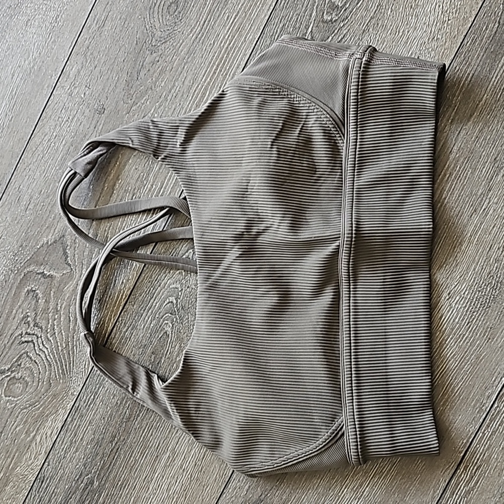 Lululemon ribbed energy longline bra